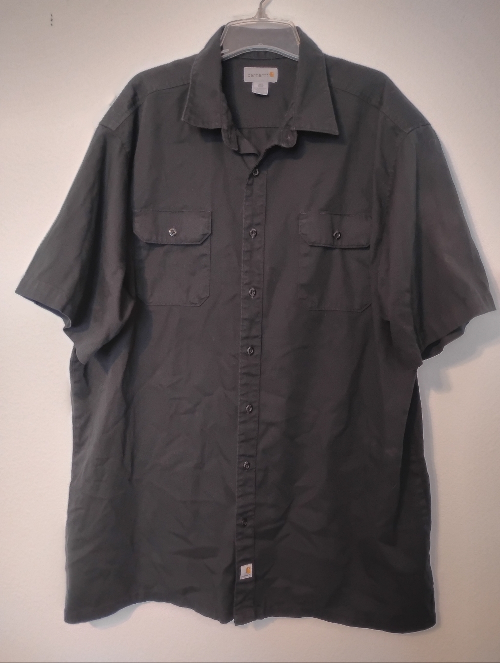 Carhartt Button Up Short Sleeve Casual Work Shirt